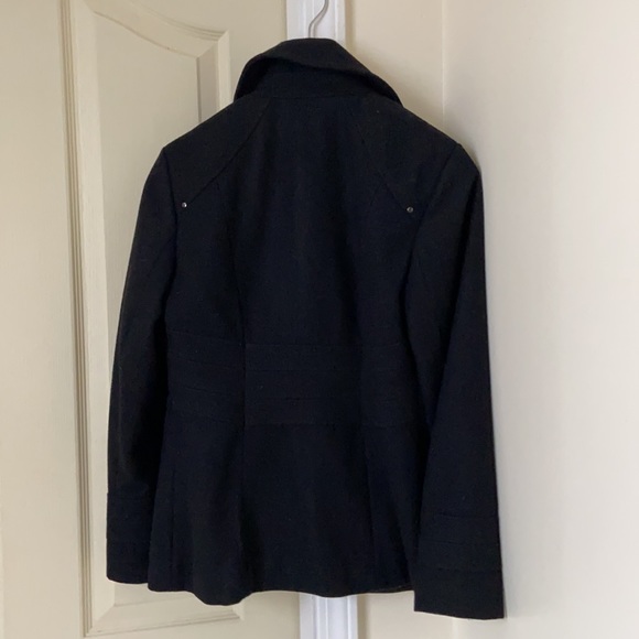Women’s black pea coat in size 4P - Picture 2 of 7